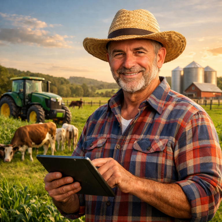 Fazendeiro Conectado Com Tecnologia E Natureza - Nordesc